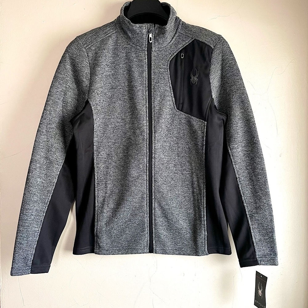 Spyder Men’s Light Jacket Gray / Black Size M